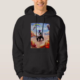 Koala Riding Beer met Chicken Nuggets en Cola Hoodie