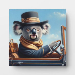 Koala Rijden Fotoplaat