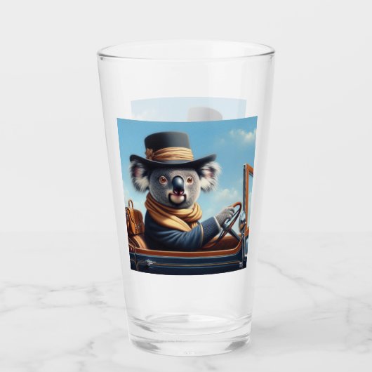 Koala Rijden Glas (Voorkant)