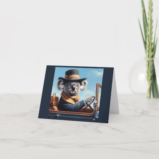 Koala Rijden Kaart (Voorkant)