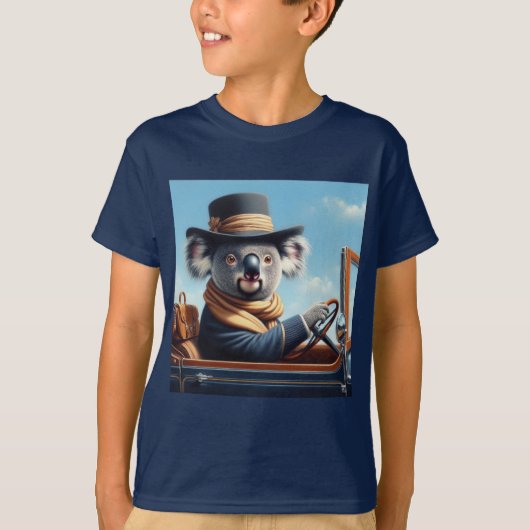 Koala Rijden T-shirt (Voorkant)