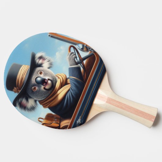 Koala Rijden Tafeltennisbatje (Zijkant)