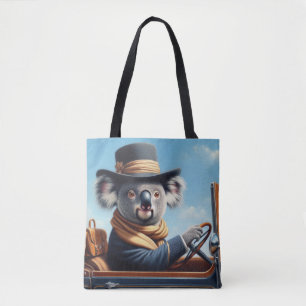 Koala Rijden Tote Bag