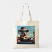 Koala Rijden Tote Bag (Achterkant)