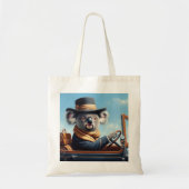 Koala Rijden Tote Bag (Voorkant)