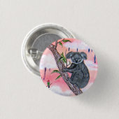 Koala Ronde Button 3,2 Cm (Voorkant /achterkant)