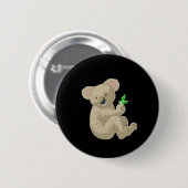 Koala Ronde Button 5,7 Cm (Voorkant /achterkant)