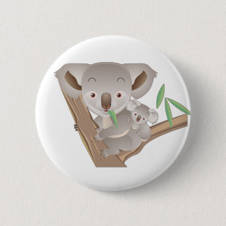 Koala Ronde Button 5,7 Cm