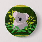 Koala Ronde Button 7,6 Cm (Voorkant)