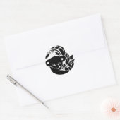 Koala Ronde Sticker (Envelop)