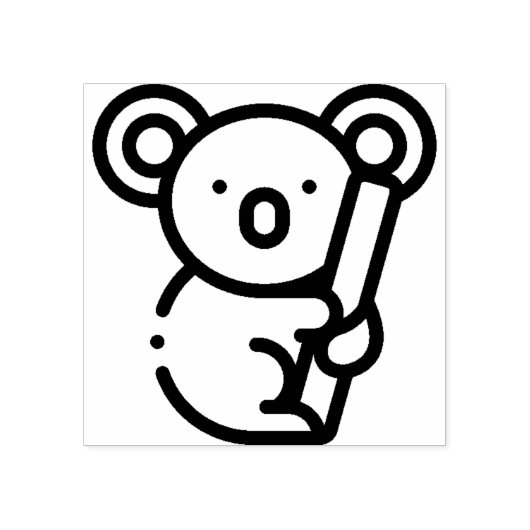 Koala Rubberstempel (Afrduk)