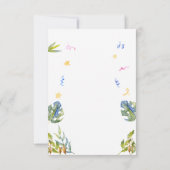 Koala Safari Animals, Koala Birthday Kaart (Achterkant)