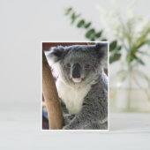 koala schattig briefkaart (Staand voorkant)