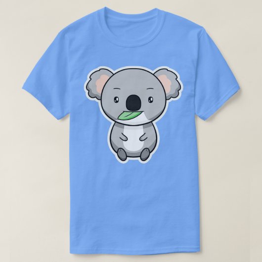 Koala Schattige Kawaii Tekening Australië Lover T-shirt (Design voorkant)