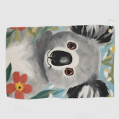 Koala Schilderij Golfhanddoek (Horizontaal)