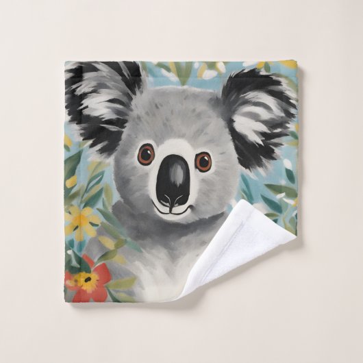 Koala Schilderij Washandje (Wasdoekje)