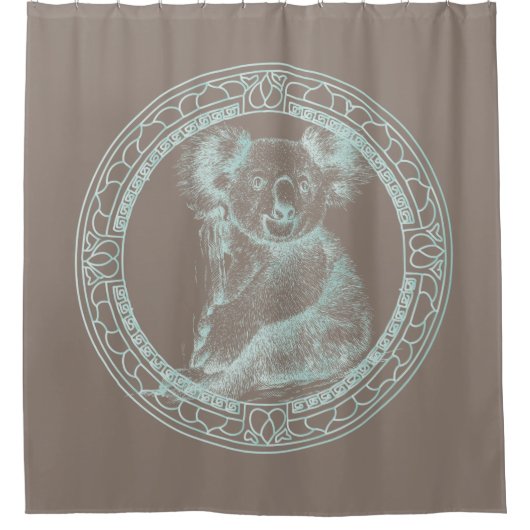 KOALA - Shower Curtain Douchegordijn (Voorkant)