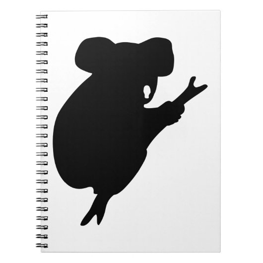 Koala Silhouet Notitieboek (Voorkant)