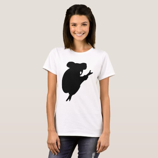 Koala Silhouet T-shirt (Voorkant volledig)