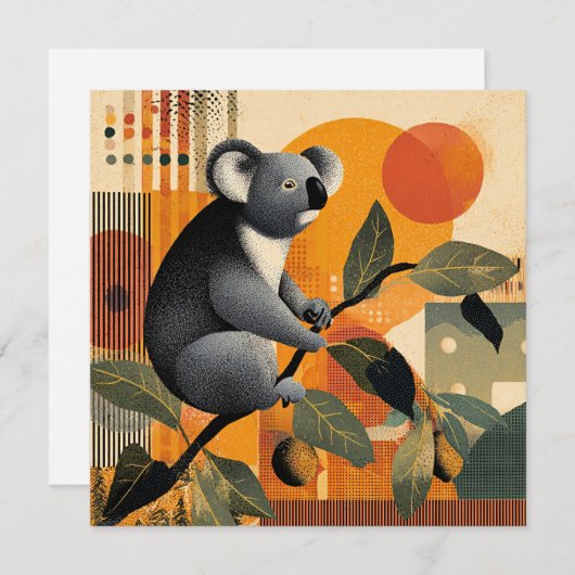 Koala Sitting in a Tree (Voorkant / Achterkant)