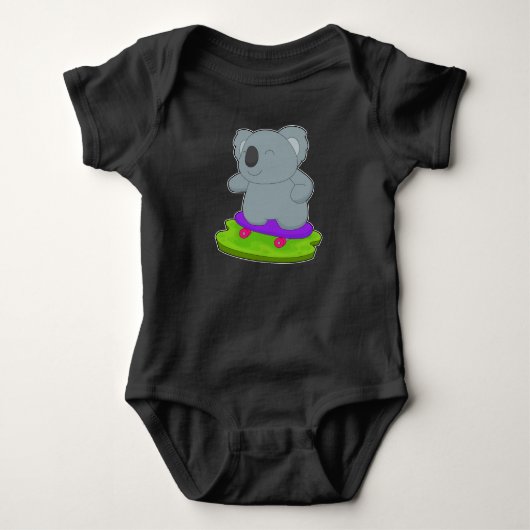 Koala Skater Skateboard Romper (Voorkant)