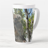 Koala - Sleeping Gift Labels Latte Mok (Rechterhoek)