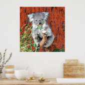 Koala Snack Time Poster (Keuken)
