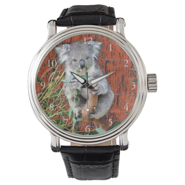 Koala Snack Time Watch Horloge (Voorkant)