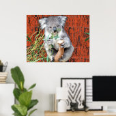 Koala Snacktijd Poster (Thuiskantoor)