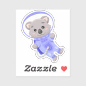 Koala Space Astronaut Sticker (Vel)