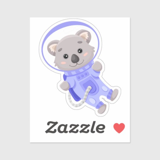 Koala Space Astronaut Sticker (Vel)