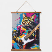 Koala speelt gitaar, rock graffiti hangend wandkleed (Voorkant 2)