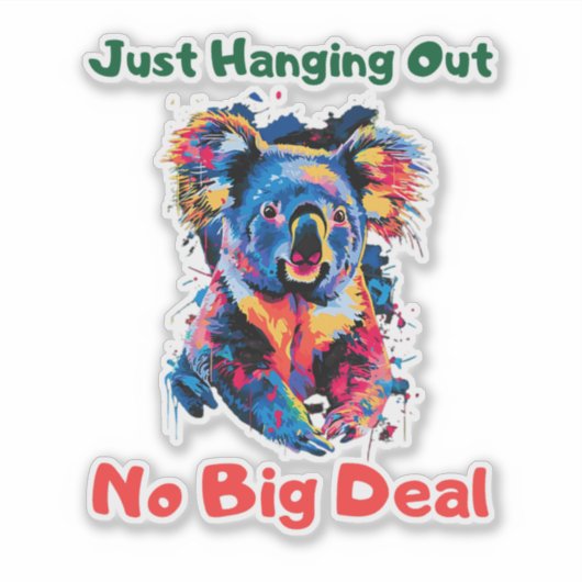 Koala Sticker (Voorkant)