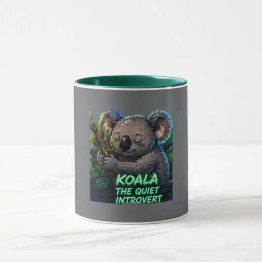 Koala Stille Introvert Kopje Mok (Midden)