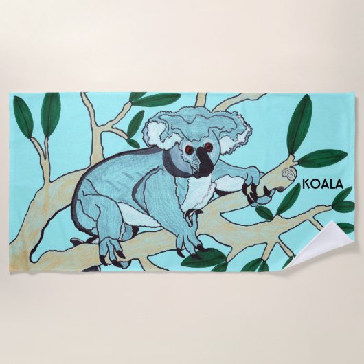 Koala Stranddeken Strandlaken (Voorkant)