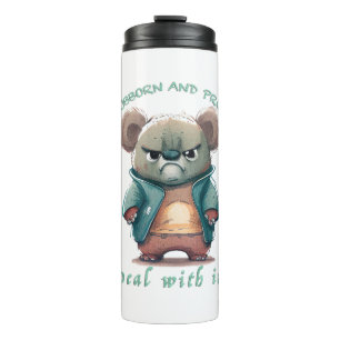 Koala Stubborn Deal Met Het Schattig Schattig Grap Thermosbeker