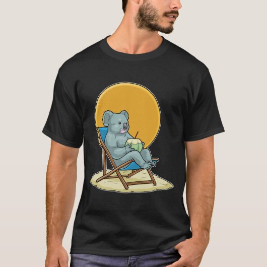 Koala Summer Lounger T-shirt (Voorkant)