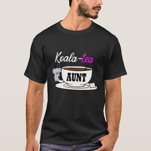 Koala Tea Lovers Idea Koala Beer Lover Tea T-shirt (Voorkant)
