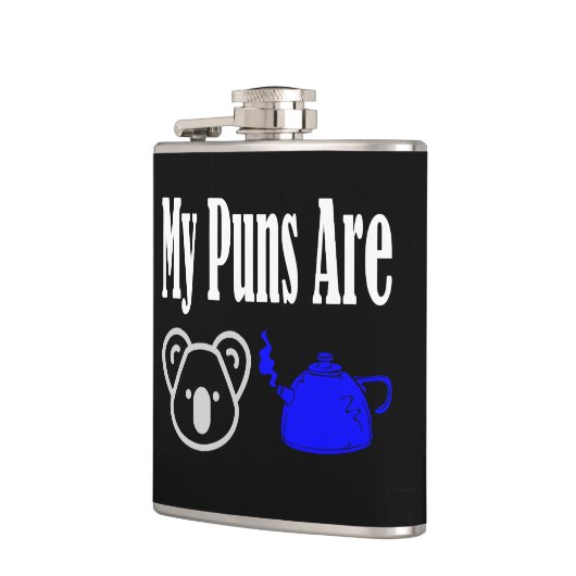 Koala Tea Puns Funny Heupfles (Links)
