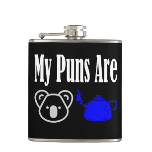 Koala Tea Puns Funny Heupfles