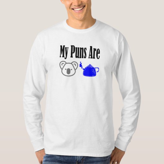 Koala Tea Puns Funny T-shirt (Voorkant)
