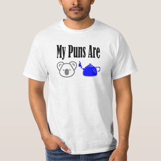 Koala Tea Puns Funny T-shirt (Voorkant)