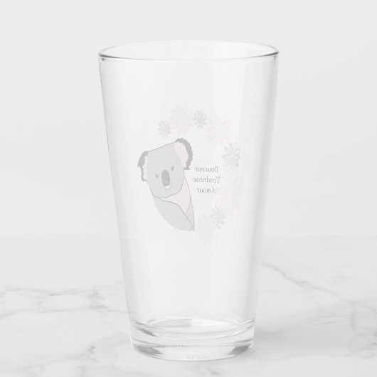 koala tederheid glas (Achterkant)