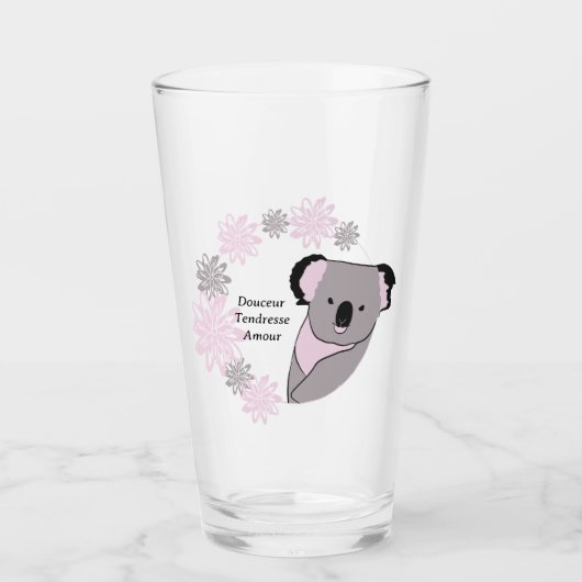 koala tederheid glas (Voorkant)