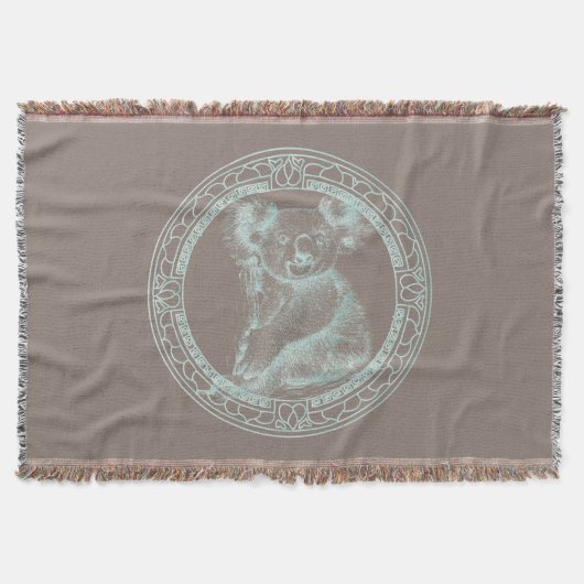 KOALA - Throw Blanket Deken (Voorkant)