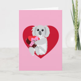 Koala-tijd doorbrengen kaart