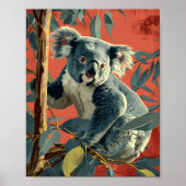  Koala: Tijdloze Wildlife Charm Poster (Voorkant)