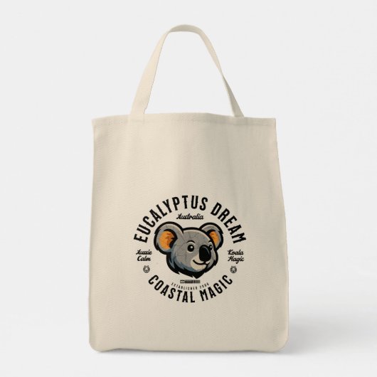 Koala Traum – Eucalyptus Wildnis Australien Tote Bag (Achterkant)