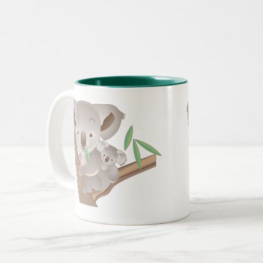 Koala Tweekleurige Koffiemok (Voorkant links)