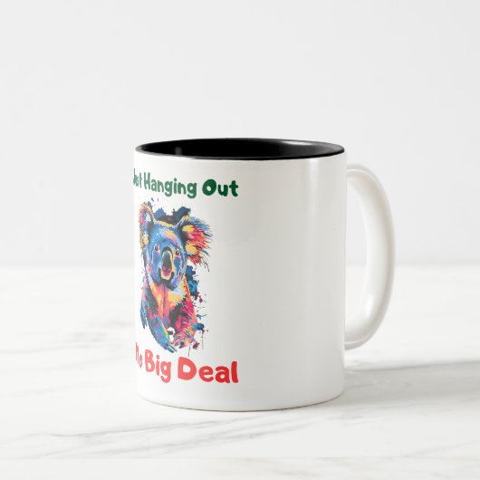 Koala Tweekleurige Koffiemok (Voorkant rechts)